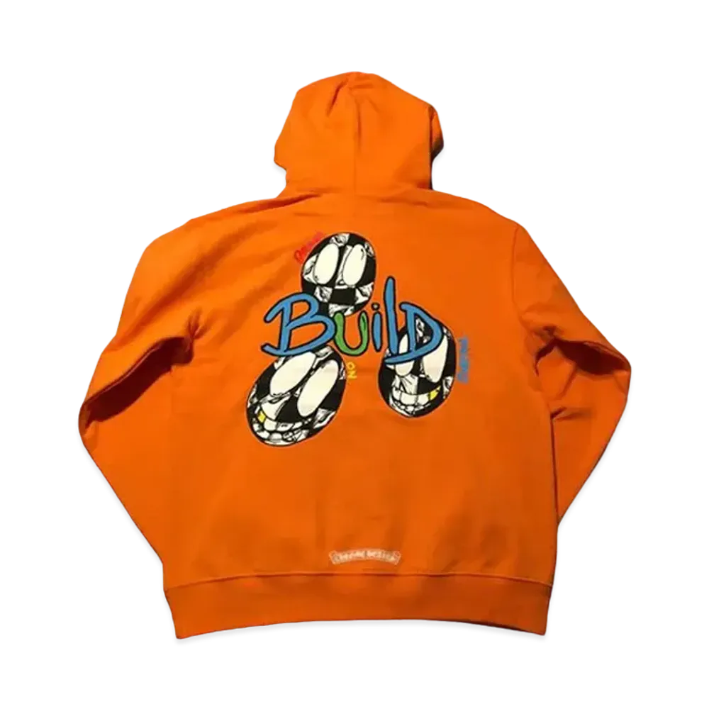 Chrome Hearts Matty Boy Link & Build Hoodie "Orange"