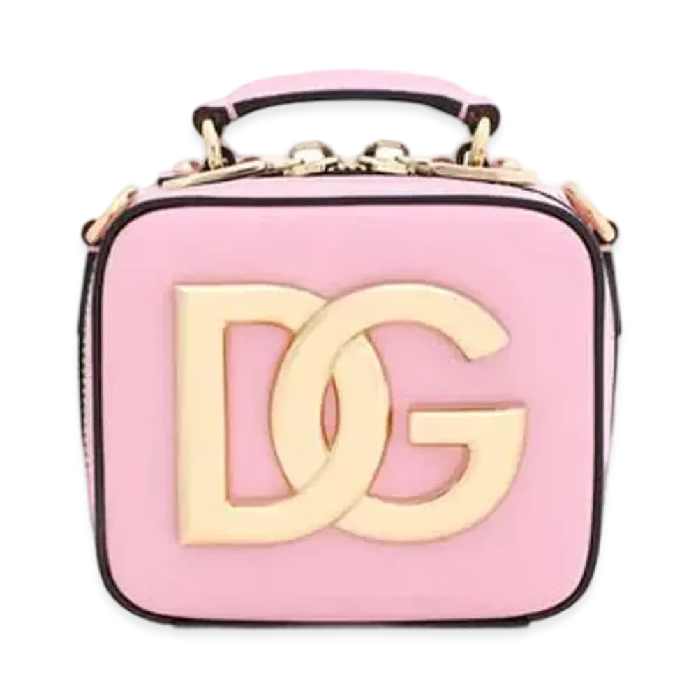 Dolce&Gabbana 3.5 Micro Bag Calfskin DG Logo "Pink"