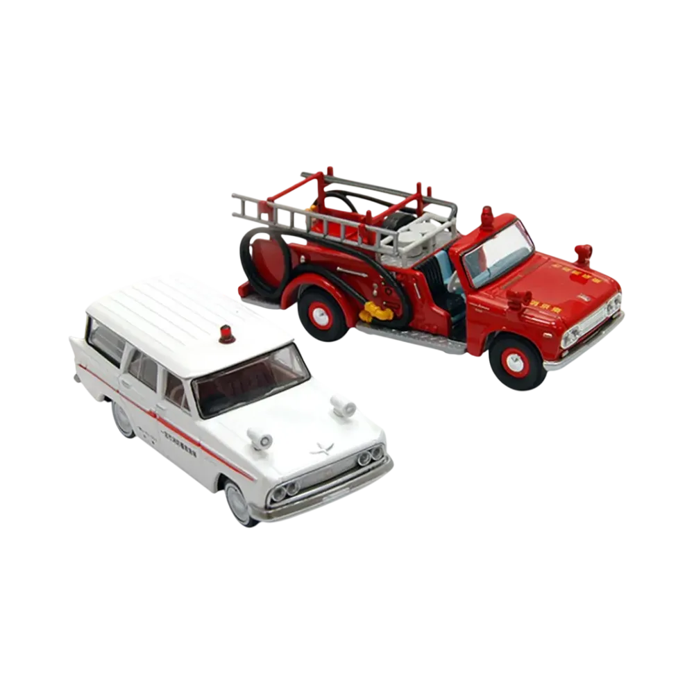 TOMYTEC "TOMICA LIMITED VINTAGE" 1/64 Nostalgic Emergency Car 2Models