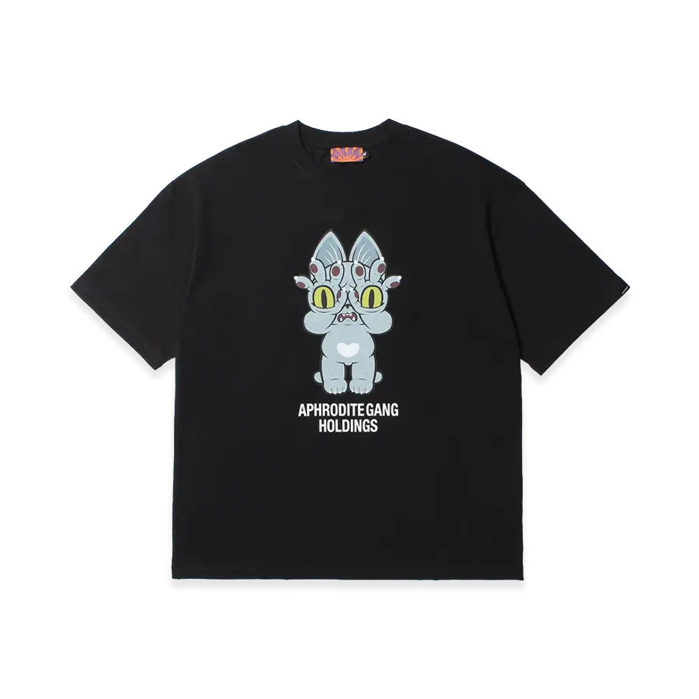 APHRODITEGANG x BUDSPOOL x GRAPE BRAIN S/S Tee (Type-1) "Black"