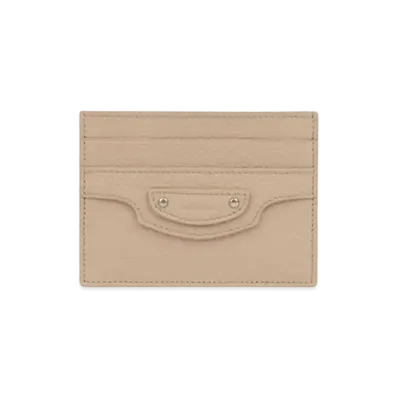 BALENCIAGA Neo Classic Card Holder "Brown"