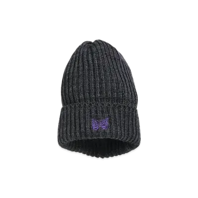 Needles WATCH CAP - MERINO WOOL "Purple"