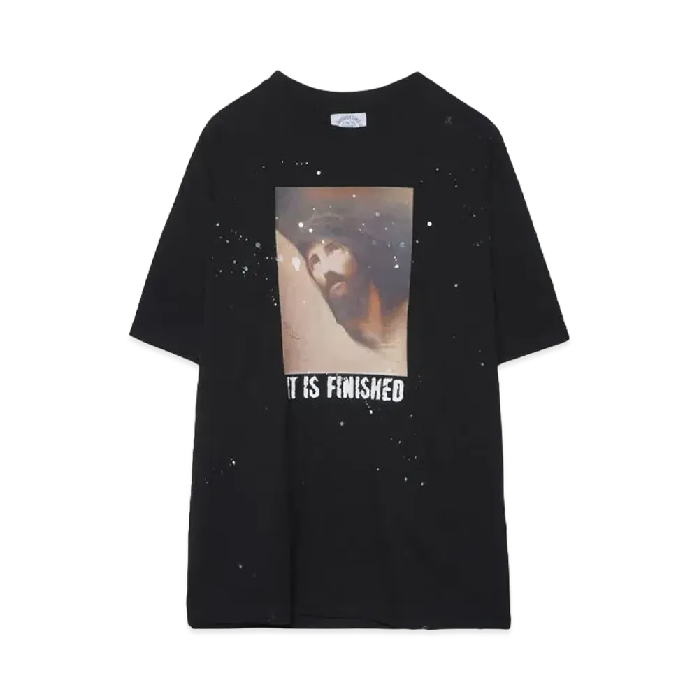 SOMEIT FINISHED VINTAGE TEE "BLACK"