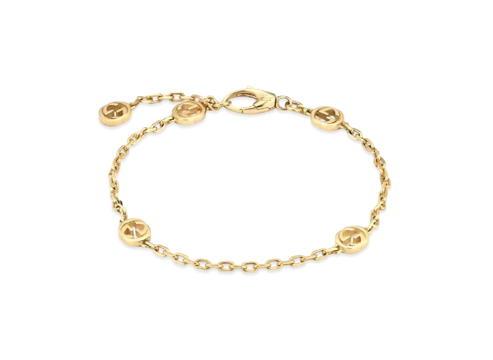 GUCCI Interlocking G 18K Bracelet