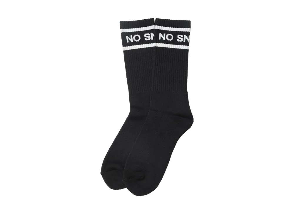 NO COFFEE \ NO SNEAKER SOCKS "BLACK"