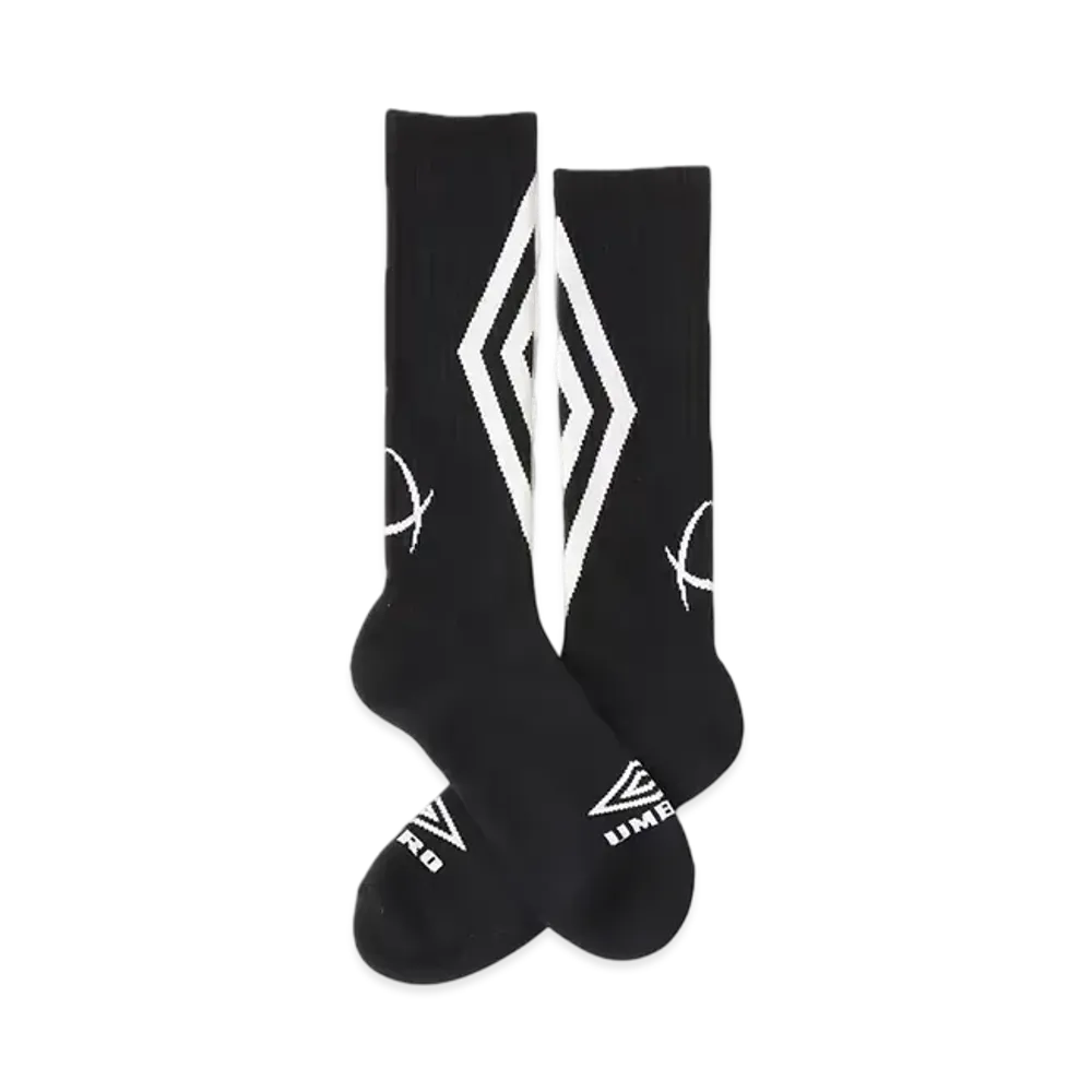 atmos x UMBRO Acquard Logo Socks "Black"