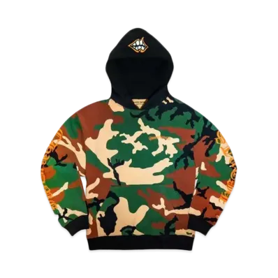 Chrome Hearts Matty Boy Caution Hoodie "Camo"