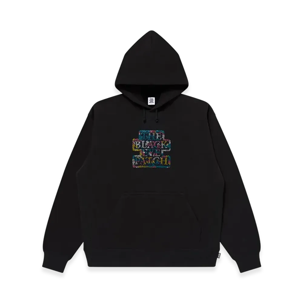 BlackEyePatch Camouflaged Rhinestoned OG Label Hoodie "Black"