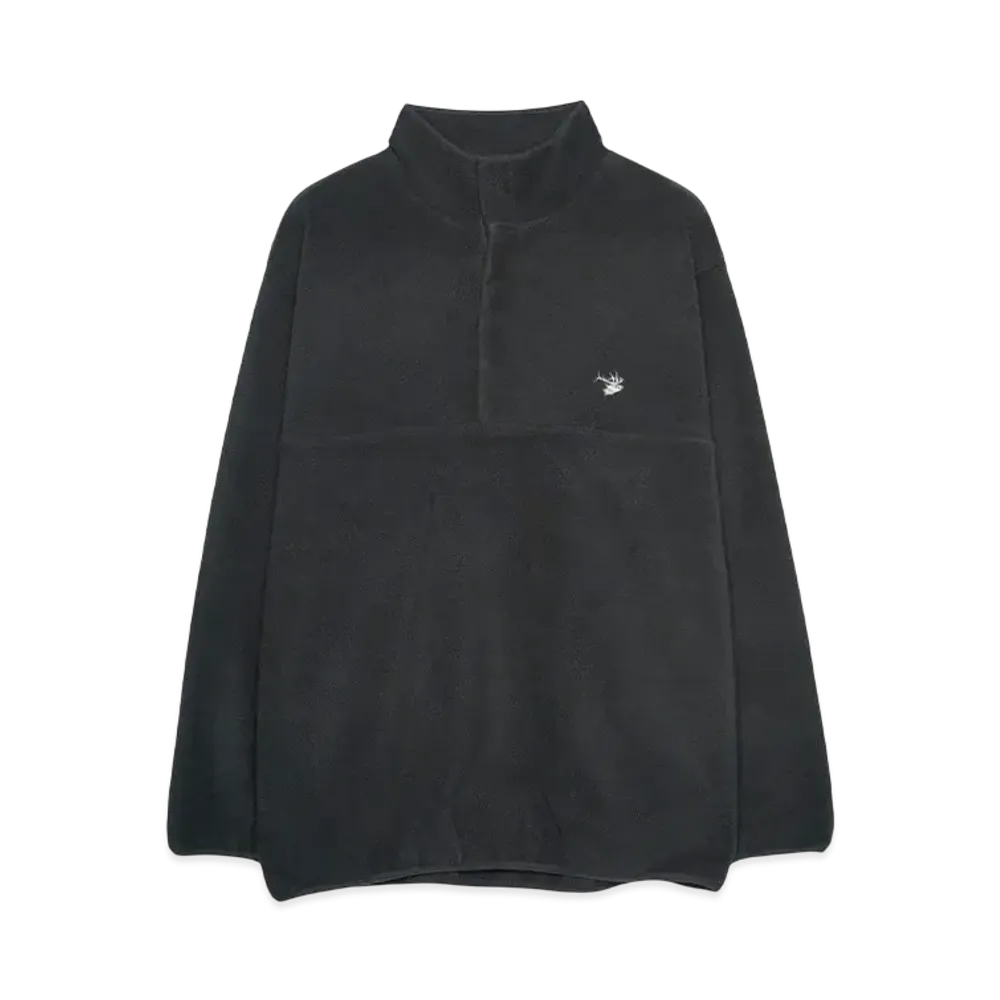 ANDFAMILYS FLEECE PULLOVER JACKET "BLACK"