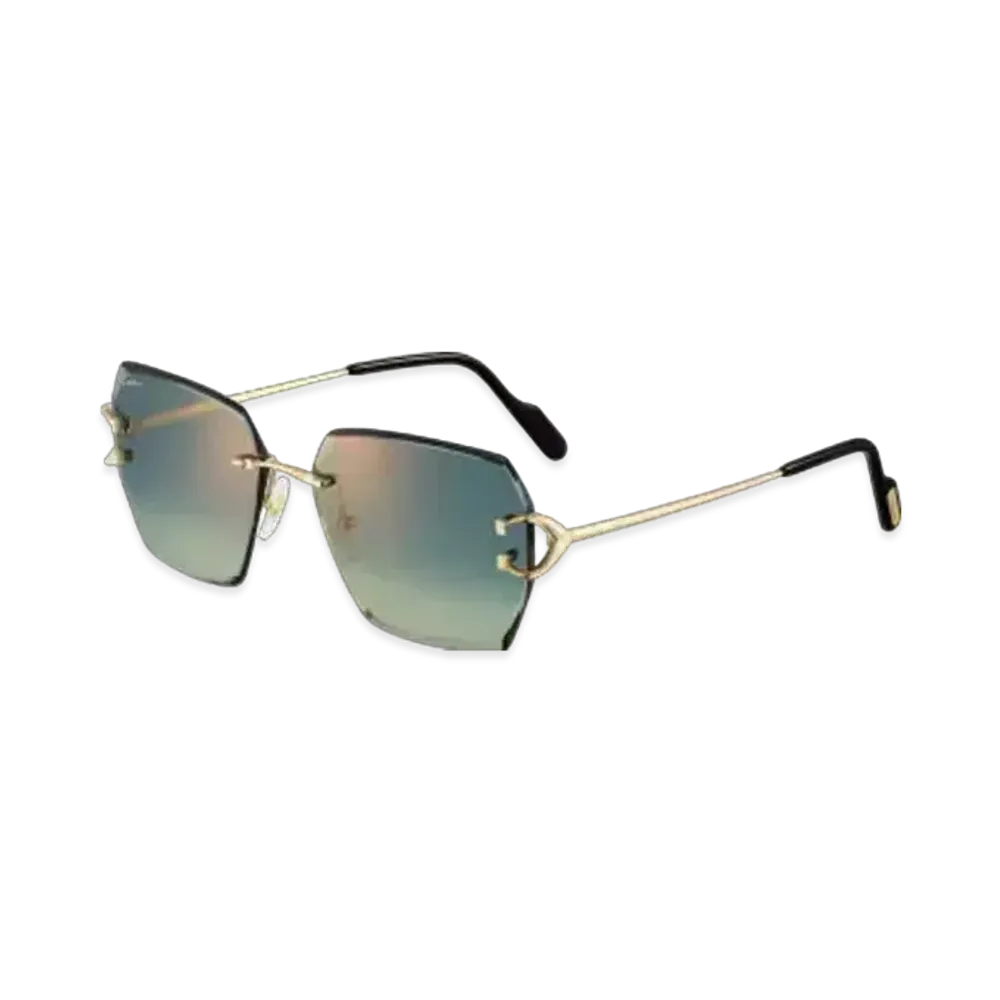 Cartier Signature C de Cartier Sunglasses "Green"