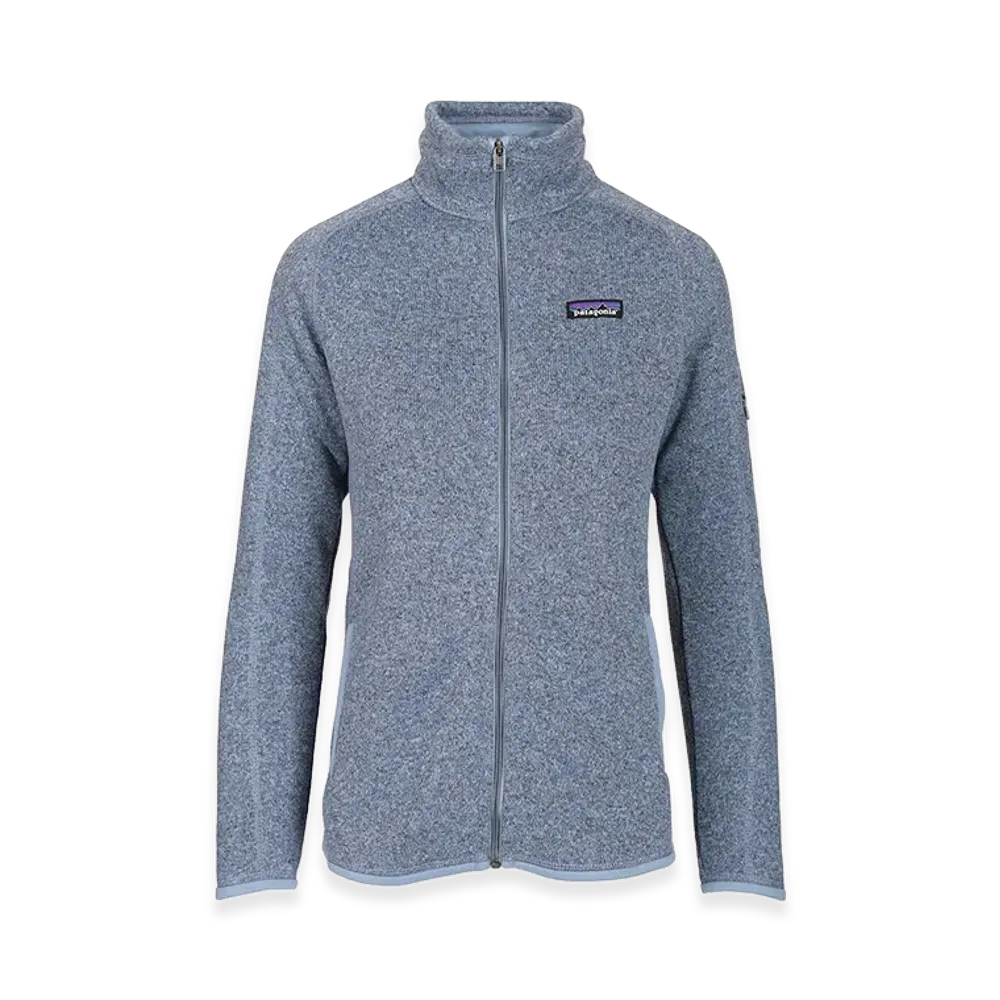Patagonia Women's "Better Sweater" Zippered Sweatshirt "Light Blue"