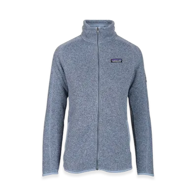 Patagonia Women's "Better Sweater" Zippered Sweatshirt "Light Blue"