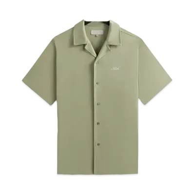 Kith Silk Cotton Short Sleeve Thompson Camp Collar Shirt "Region"