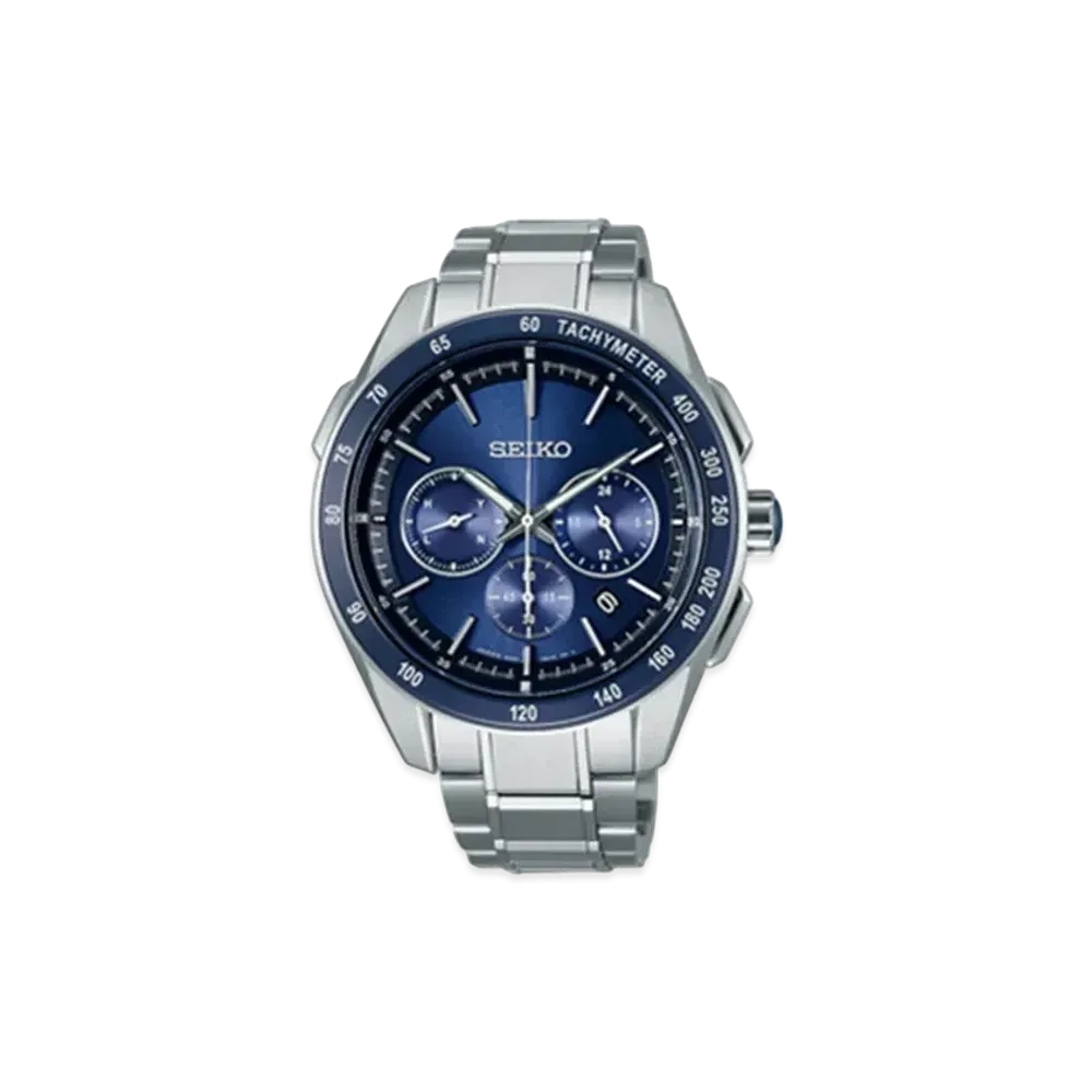 SEIKO Brightz Solar Radio Watch World Time "Blue" SAGA181