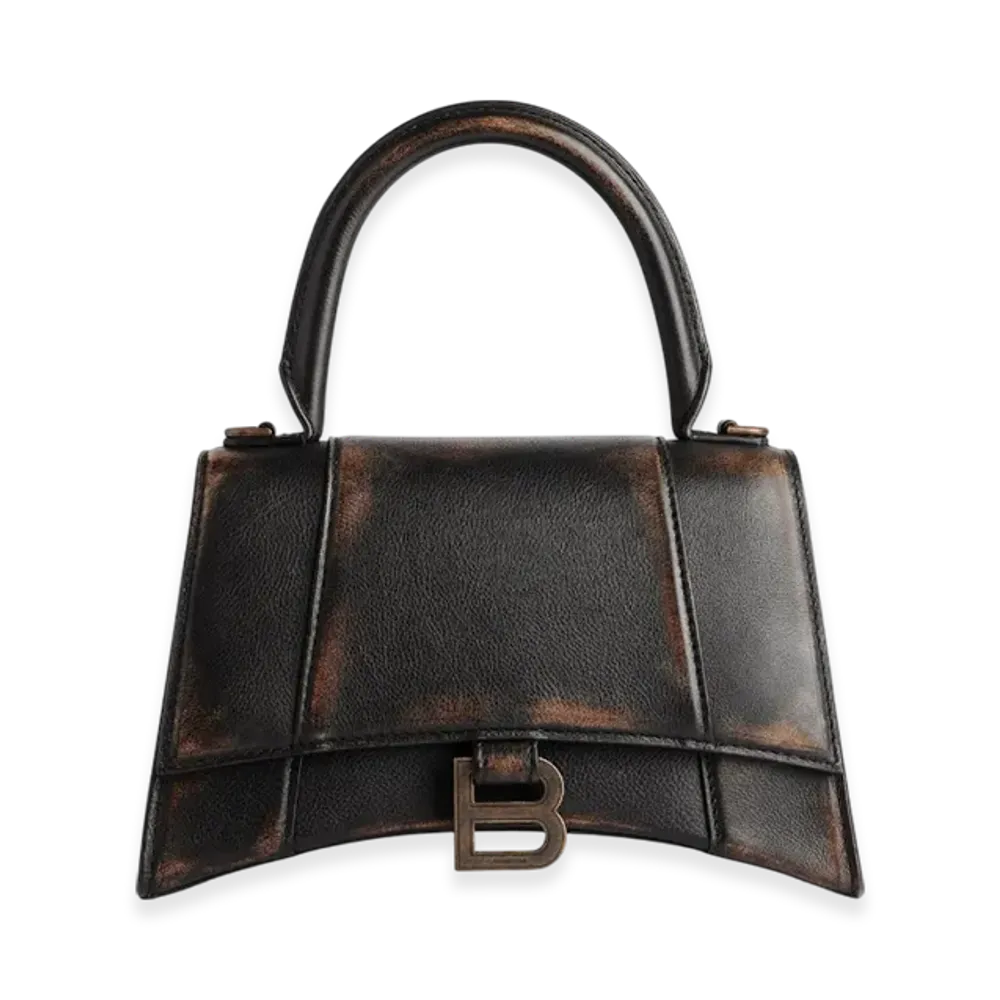 BALENCIAGA Hourglass Handbag Small "Black"