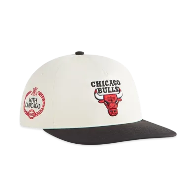 Kith x '47 For The Chicago Bulls Nylon SL Hitch Snapback "Sandrift"