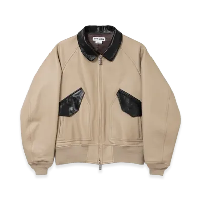 TTTMSW Leather jacket "Sand"