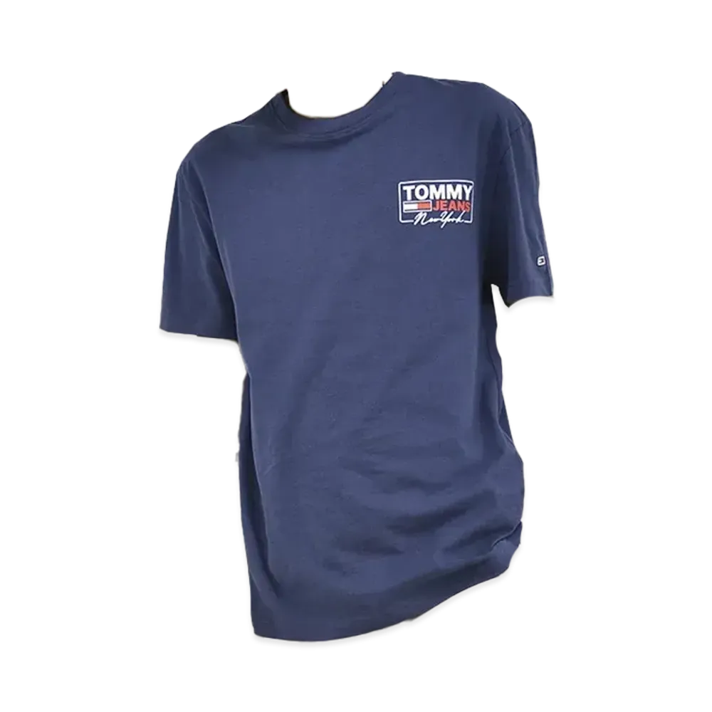 TOMMY JEANS Box Back Logo Print T-Shirt Short Sleeve "TwilightNavy"