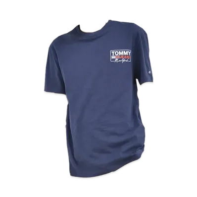 TOMMY JEANS Box Back Logo Print T-Shirt Short Sleeve "TwilightNavy"