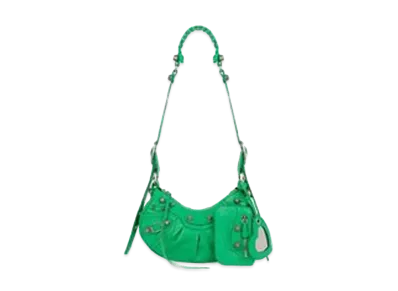 BALENCIAGA Women's Le Cagole XS Shoulder Bag "Green"