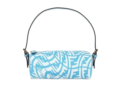 FENDI Glazed Canvas Mini-Bag "Blue"