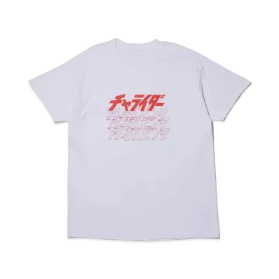 atmos pink x Charider Frontline Logo T-Shirt "White"