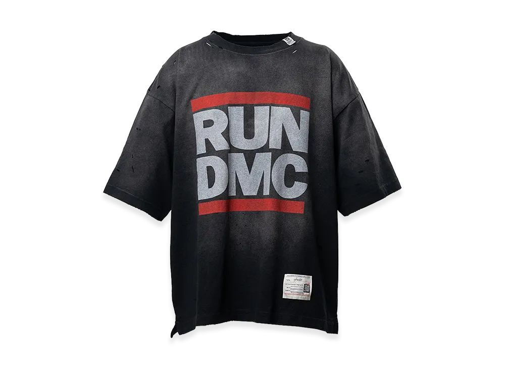 Maison MIHARA YASUHIRO x U/MUSIC Run-D.M.C. Graphic T-shirt "Black"