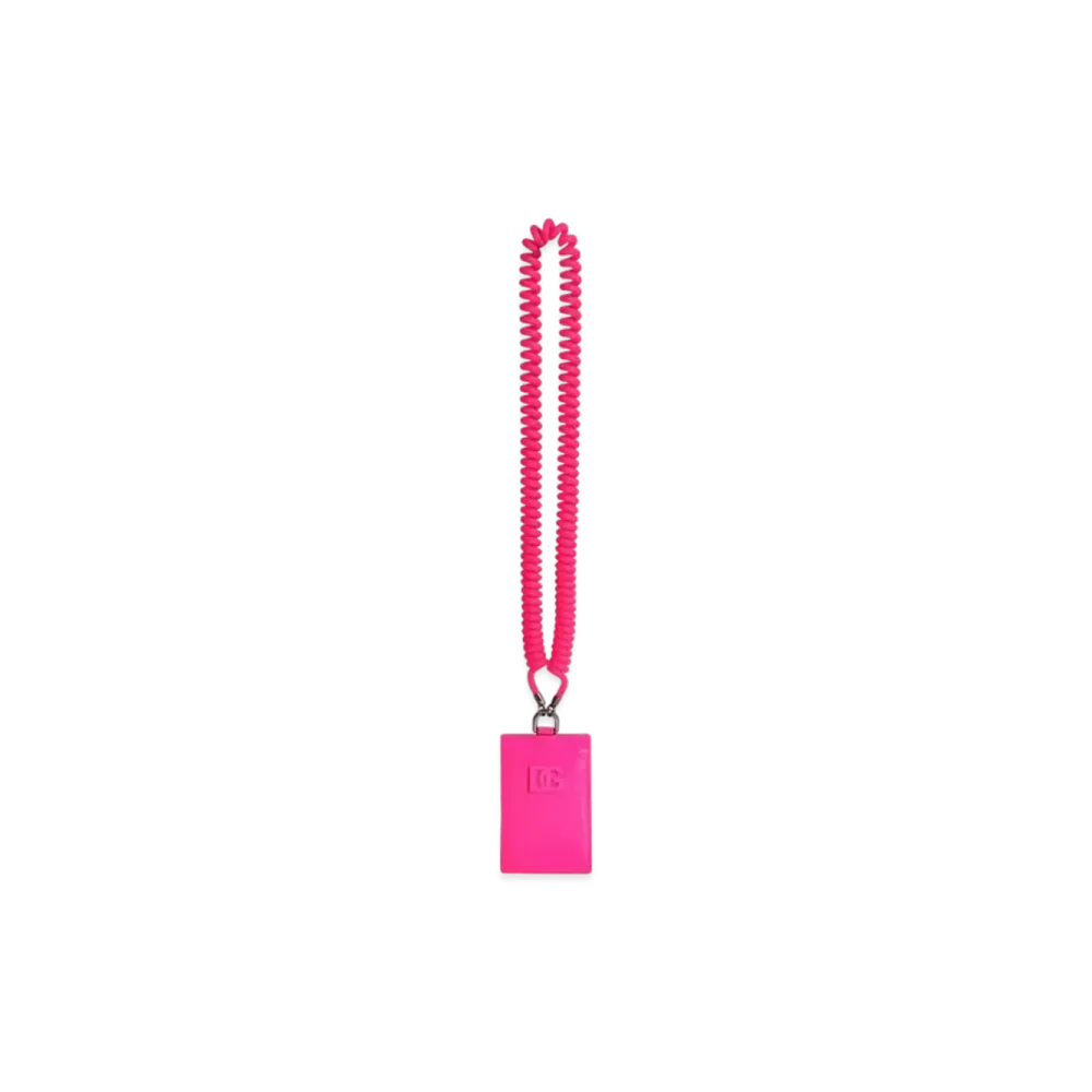 Dolce&Gabbana Card Case Fleoenamel "Pink"