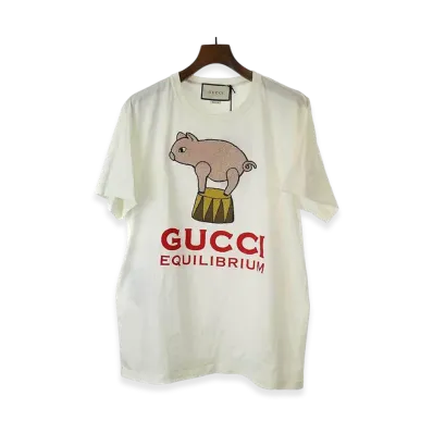 GUCCI Equilibrium Short Sleeve T-Shirt "Off White"