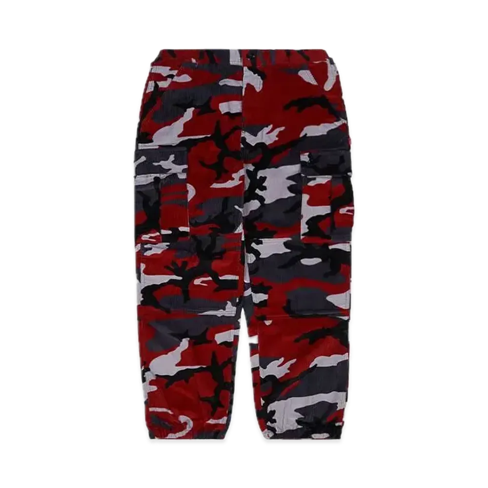 Supreme x Nike Arc Corduroy Cargo Pant "Red Camo"