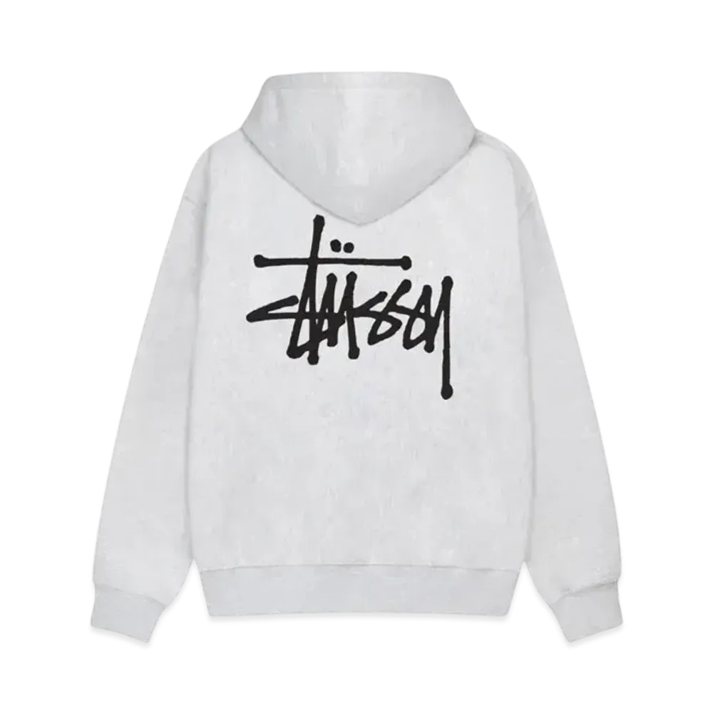 Stussy Basic Stussy Hoodie 2024 "Ash Hether" 1925000