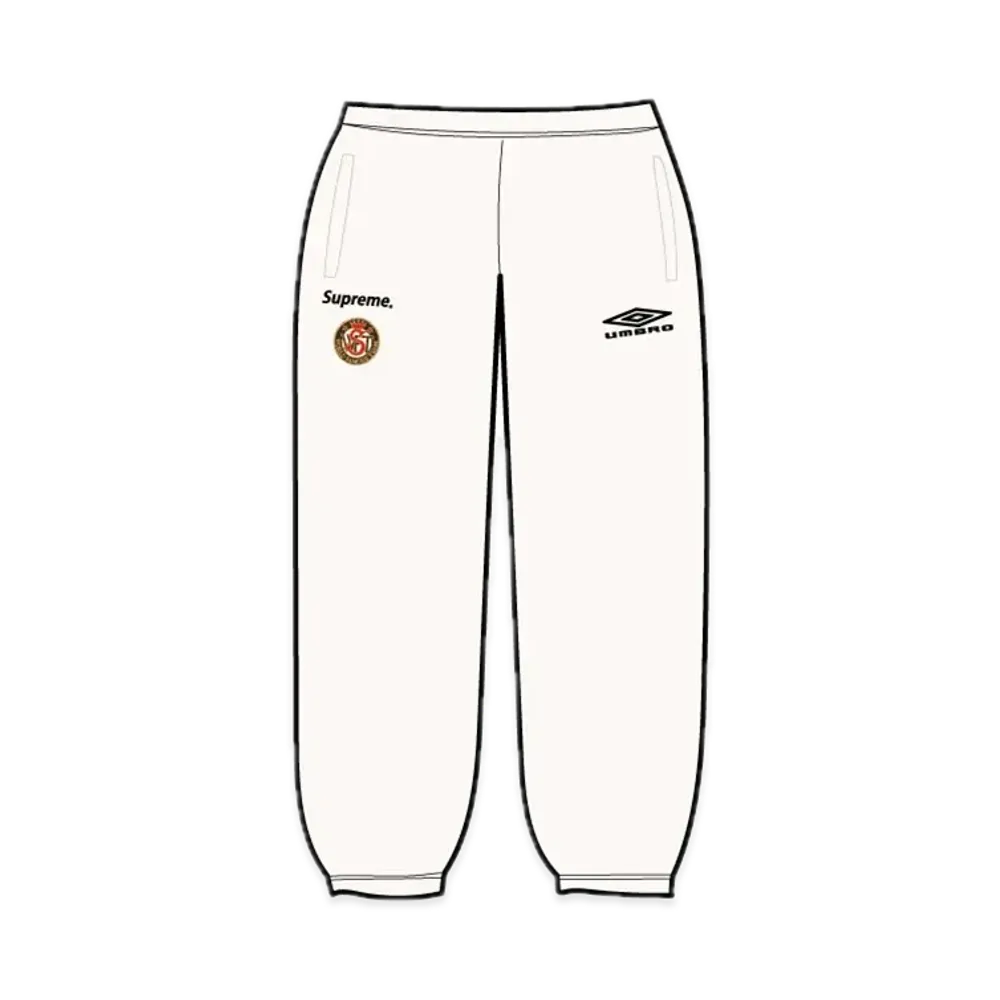 Supreme Umbro Cotton Ripstop Track Pant "White"