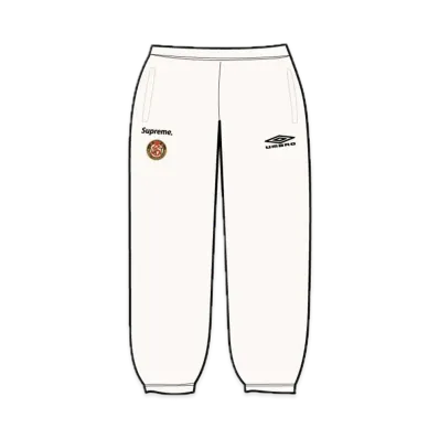 Supreme Umbro Cotton Ripstop Track Pant "White"
