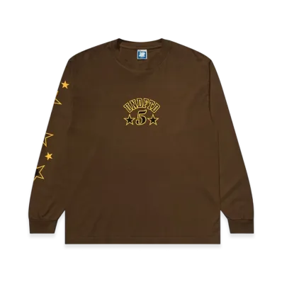 UNDEFEATED Stars & Strikes L/S Tee "Brown"