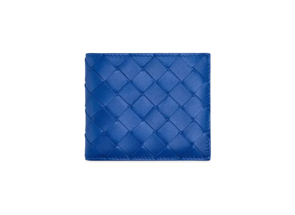 Bottega Veneta Bifold Wallet With Coin Purse "Cobalt"