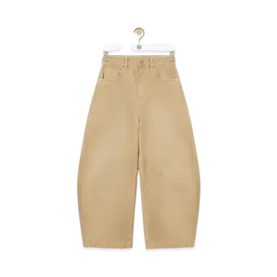 LOEWE Barrel Trousers "Beige"