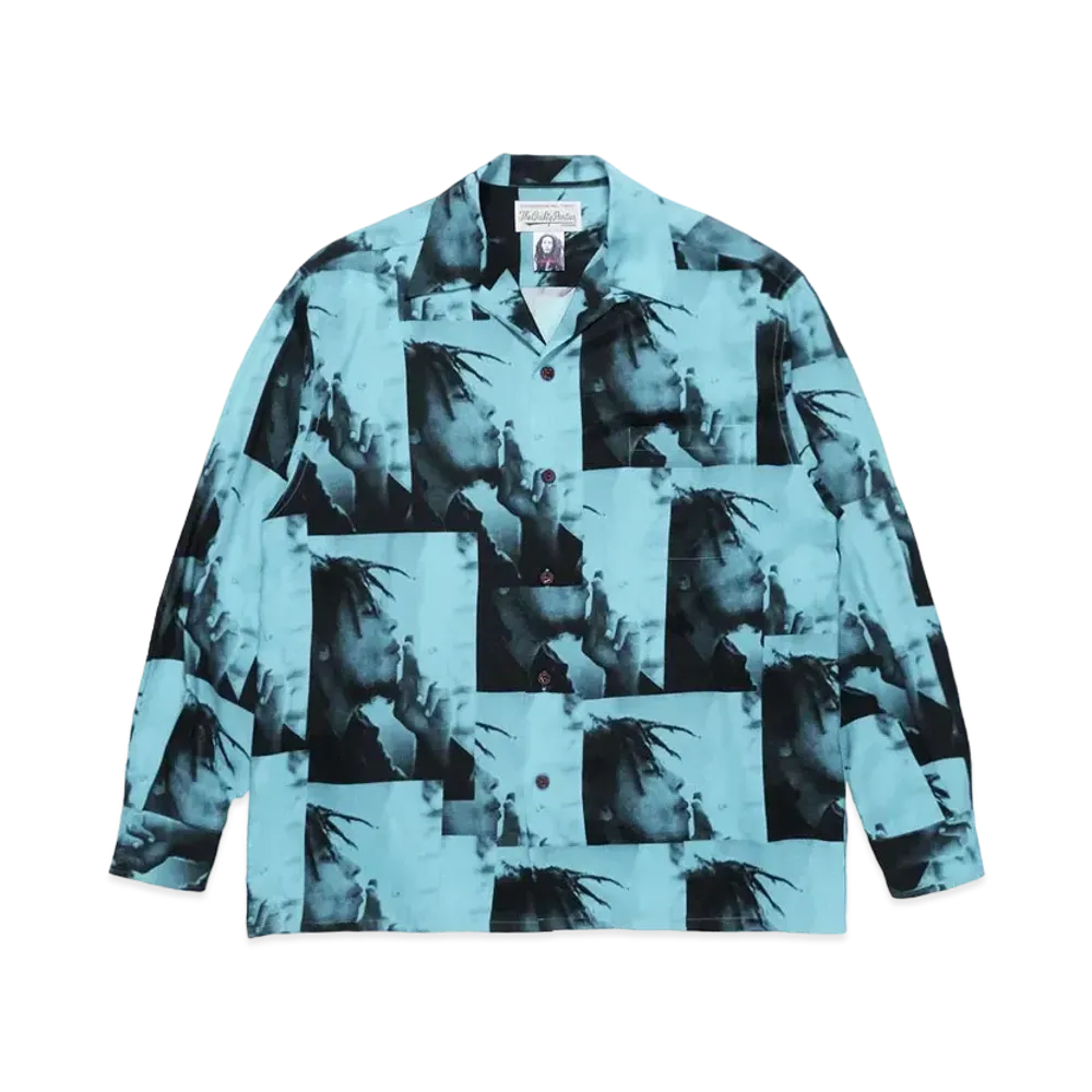 WACKO MARIA BOB MARLEY / Hawaiian Shirt "Light Blue"