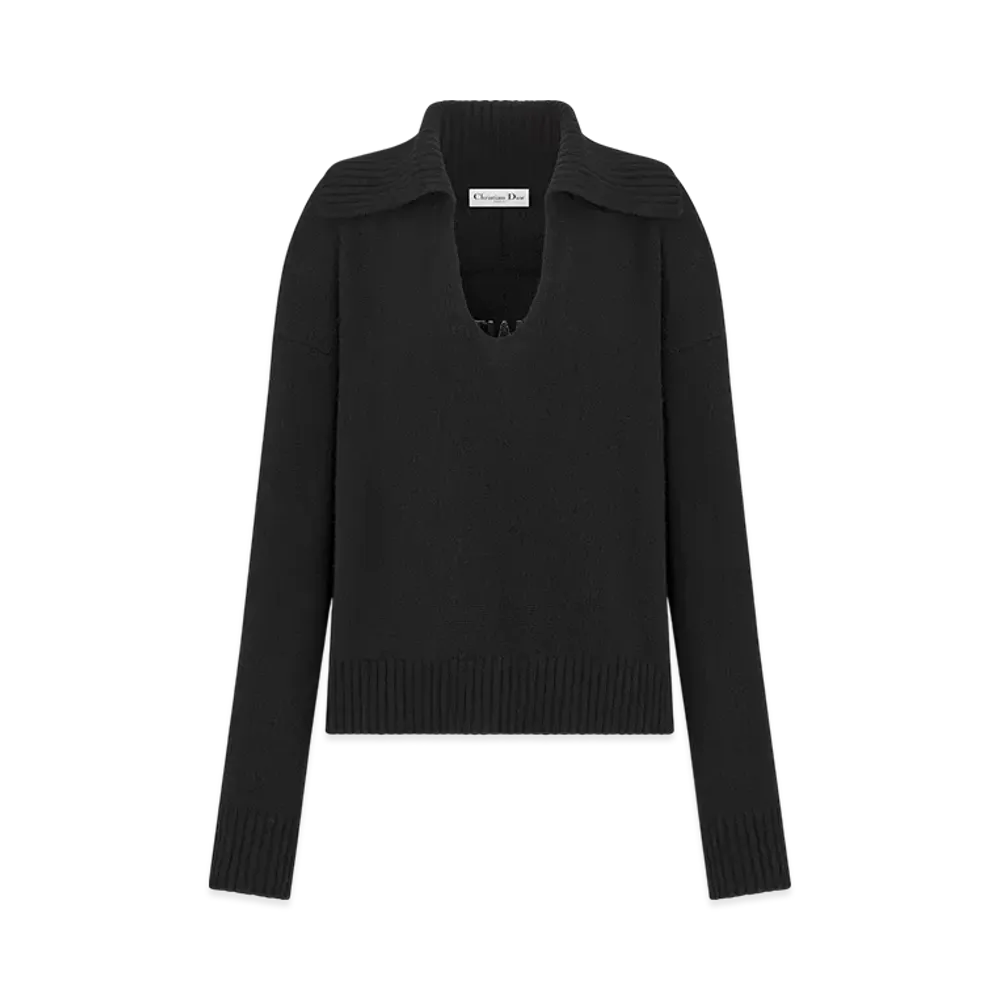 Dior Women's Sweater Cashmere Knit "Black"