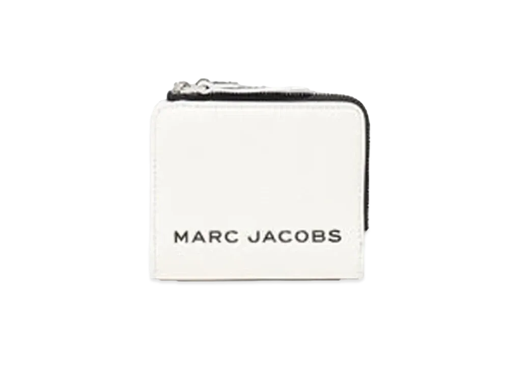 Marc Jacobs The Bold Colorblocked Mini Compact Zip Wallet "Cotton Multi"