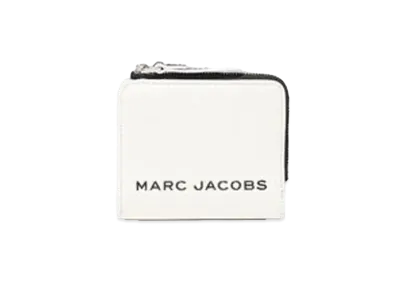 Marc Jacobs The Bold Colorblocked Mini Compact Zip Wallet "Cotton Multi"