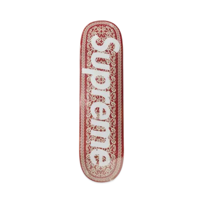 Supreme Celtic Knot Skateboard "Red"