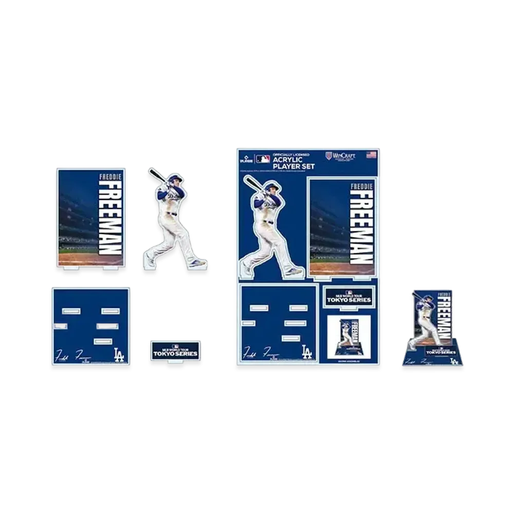 MLB Wincraft Dodgers Freddie Freeman Tokyo Series Opening Game Acrylic Stand