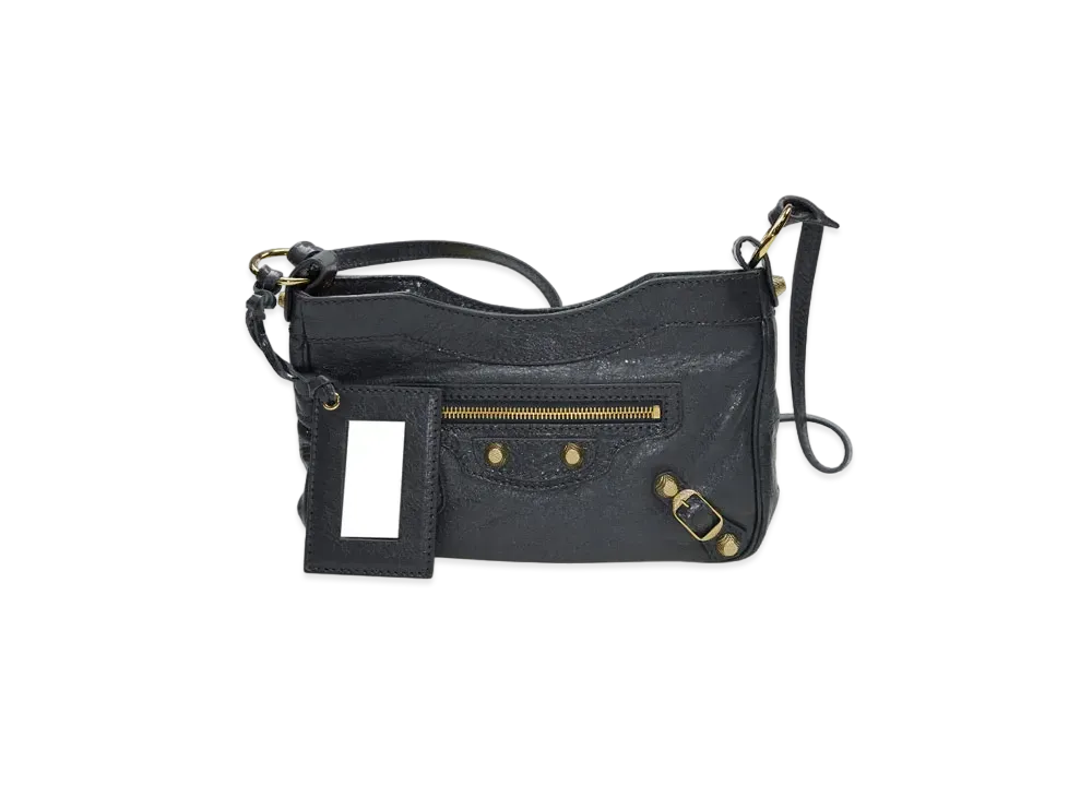 BALENCIAGA Handbag Lambskin "Dark Grey"