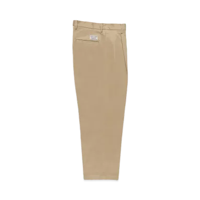 WACKO MARIA Double Pleated Chino Trousers "Beige"