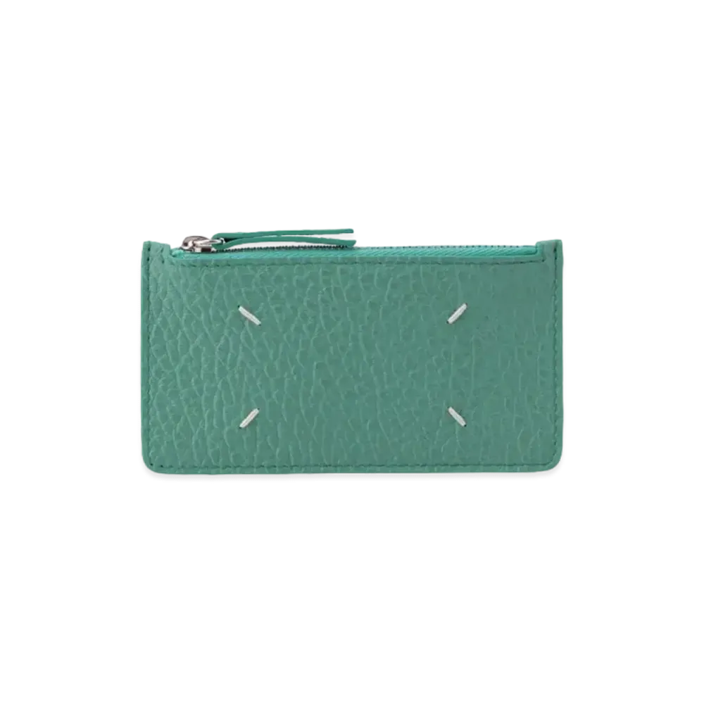 Maison Margiela Four Stitch Card Holder Wallet "Vert Deau"