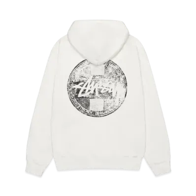 Stussy Dot Stamp Hoodie Pigment Dyed "Natural"