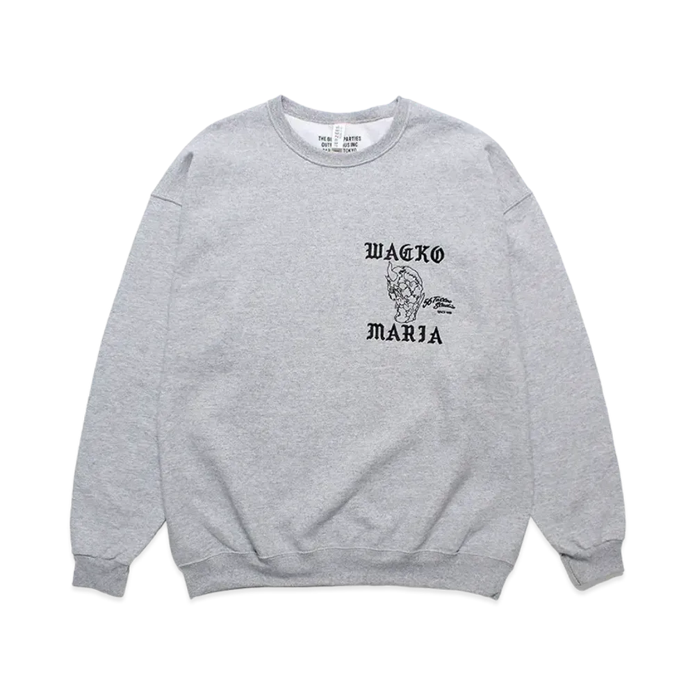 58 Tattoo Studio x WACKO MARIA Sweat Shirt "Gray"