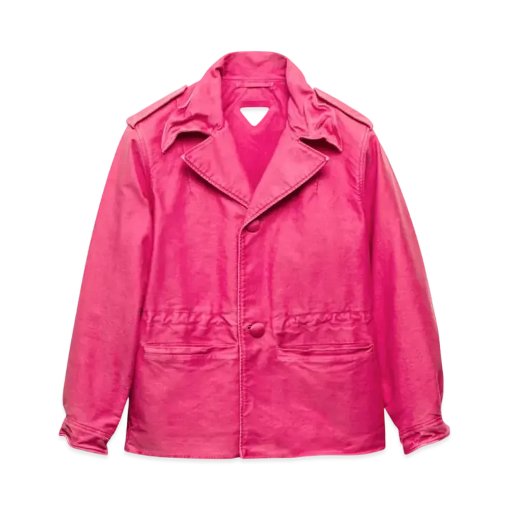 PRADA Men's Cotton Blouson Jacket "Pink"