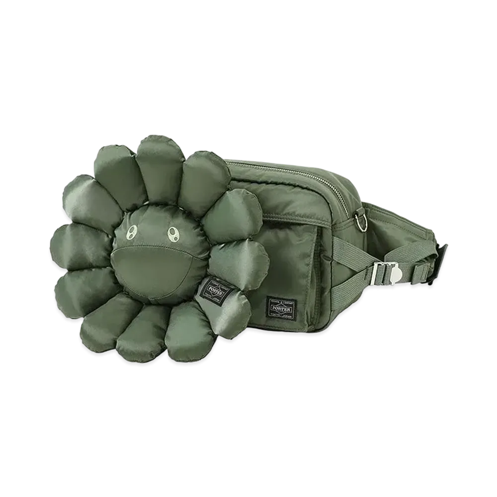 PORTER x Takashi Murakami Waist Bag "Sage Green"