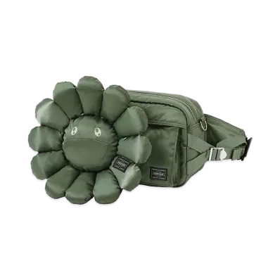 PORTER x Takashi Murakami Waist Bag "Sage Green"